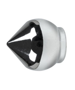 2 POMOLI BULBO CROMO TERMINALE PER TUBO TENDE DIAMETRO 20 MM